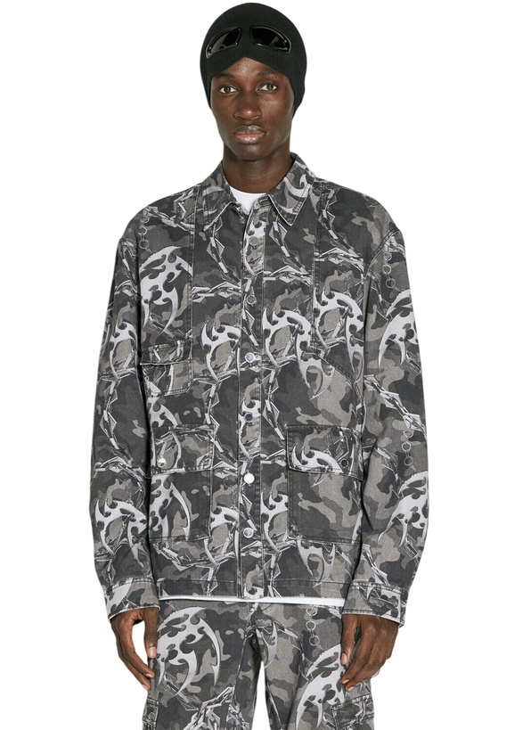 Photo: Han Kjøbenhavn Camo Printed Utility Shirt