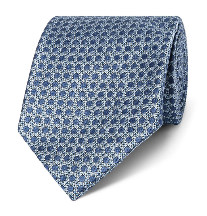 Photo: TOM FORD - 8.5cm Silk-jacquard Tie - Blue