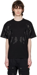 Burberry Black EKD Print T-Shirt