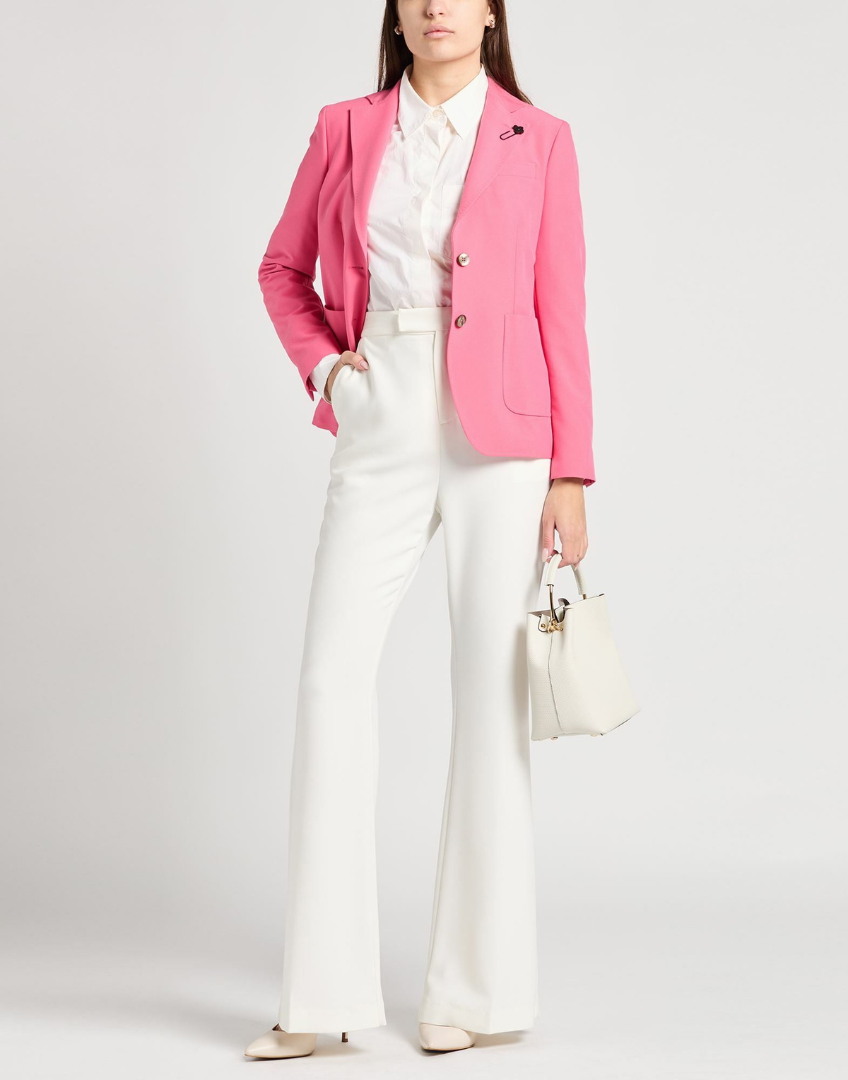 Lardini Womens Blazer Fuchsia