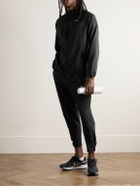Nike Running - Trail Aireez Logo-Print Mesh-Trimmed Ripstop and Crinkled-Shell Jacket - Black