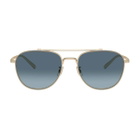 Oliver Peoples Ov1335st - Rivetti 5035q8 Gold Sunglasses