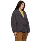 Isabel Marant Gray Volinda Cotton Trench Jacket