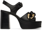 See by Chloé Black Monyca Platform Mules