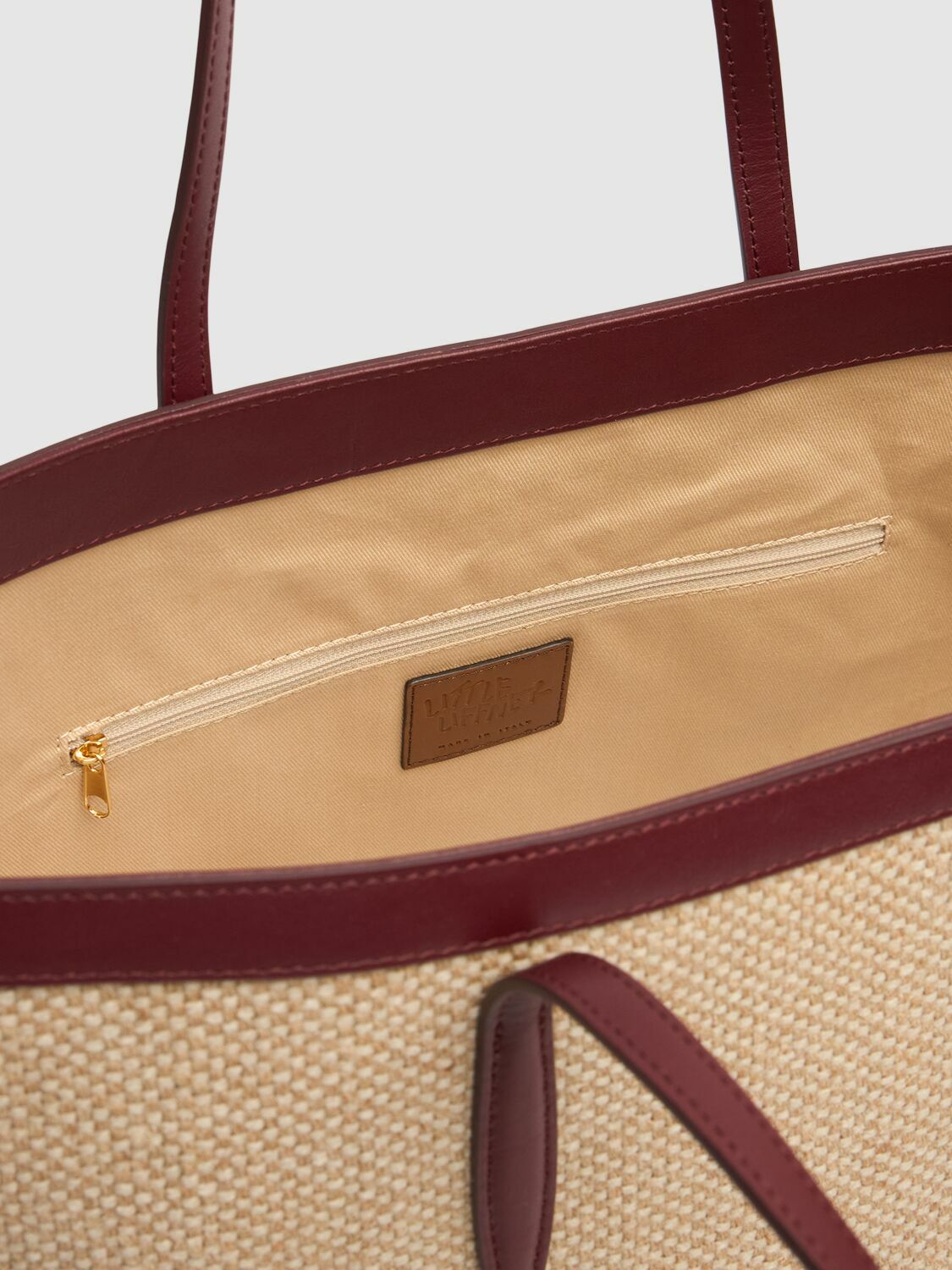 LITTLE LIFFNER Penne Linen Tote Bag