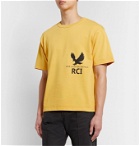 Reese Cooper® - Printed Cotton-Jersey T-Shirt - Yellow