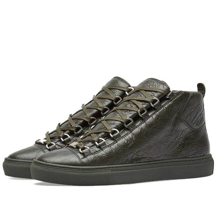 Photo: Balenciaga Arena Leather High Sneaker