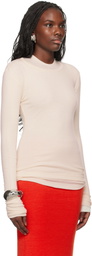 Jil Sander Off-White Longsleeve Crewneck T-shirt