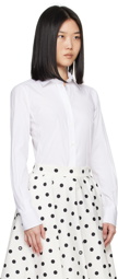 Dolce&Gabbana White Spread Collar Shirt