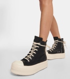 Rick Owens Bumper leather high-top sneakers