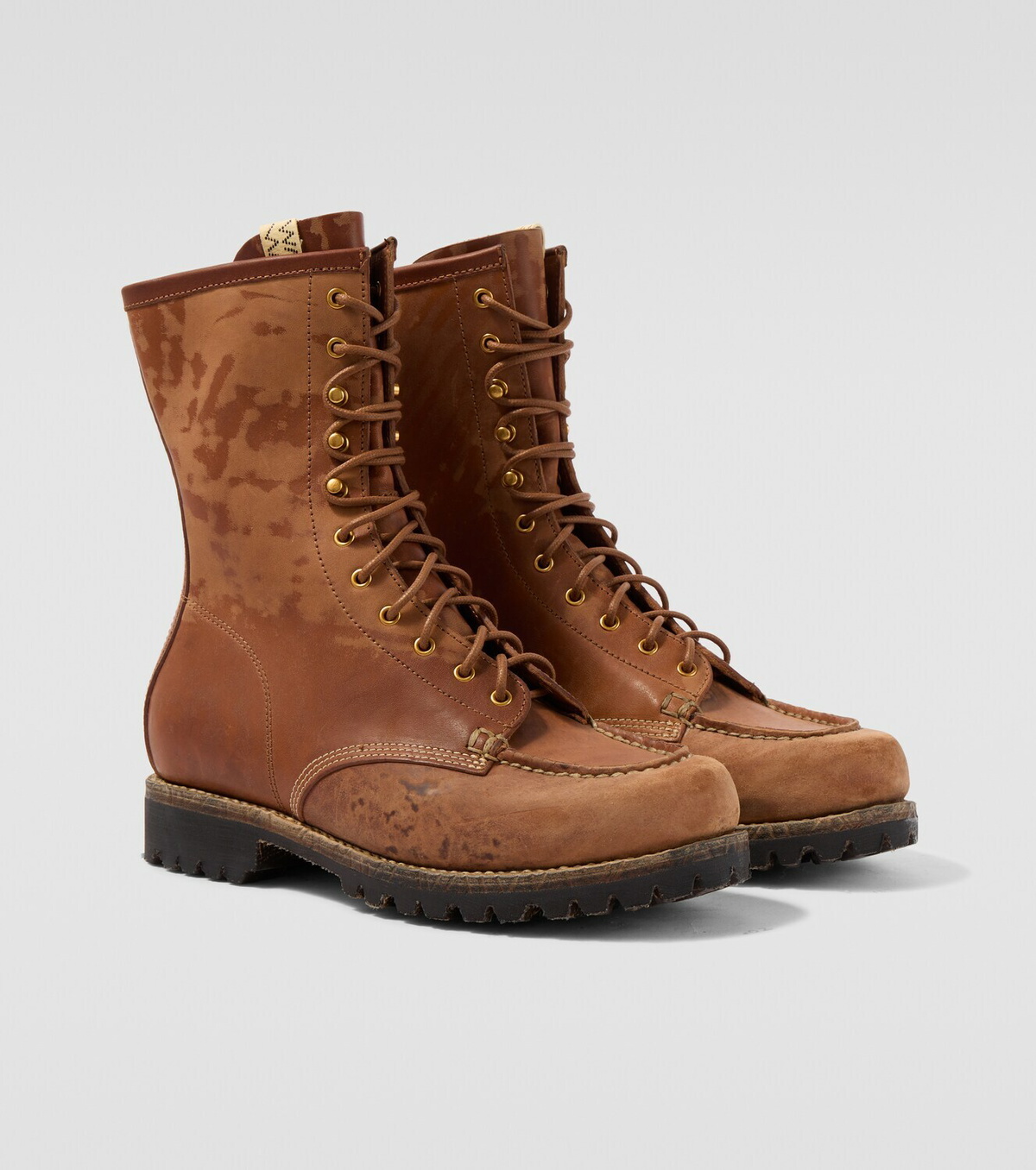 VISVIM BOOTS BROWN 11 US (約29cm) Visvim Scout Moc leather lace-up boots Visvim