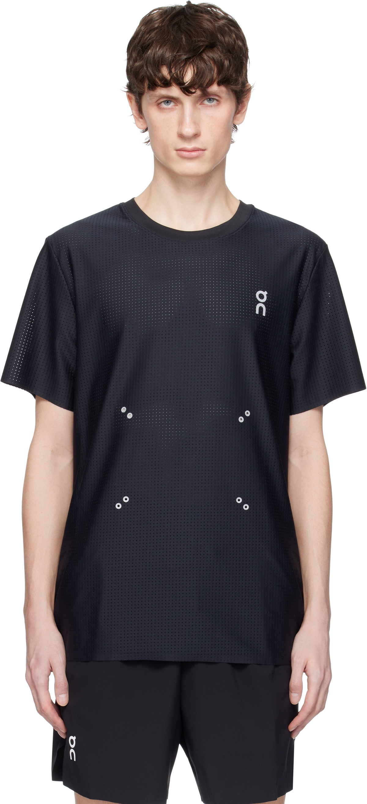 On Black Pace Mesh T-shirt On
