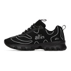 all in Black and Silver Tennis Sneakers