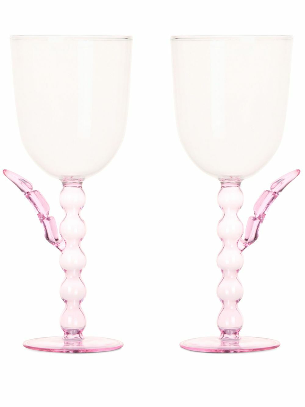 Maison Balzac Clear Palmier Wine Glasses Set