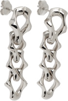 Emanuele Bicocchi Silver Sharp Link Earrings