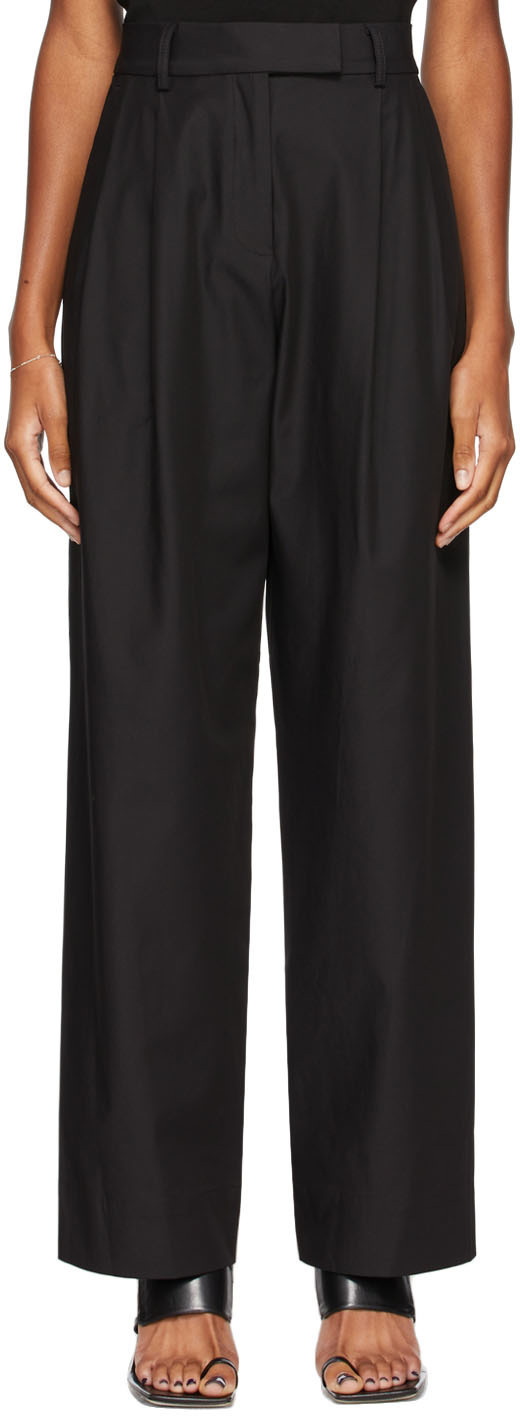 Buy Black Tailored Hourglass Wide Leg Trousers from Next USA