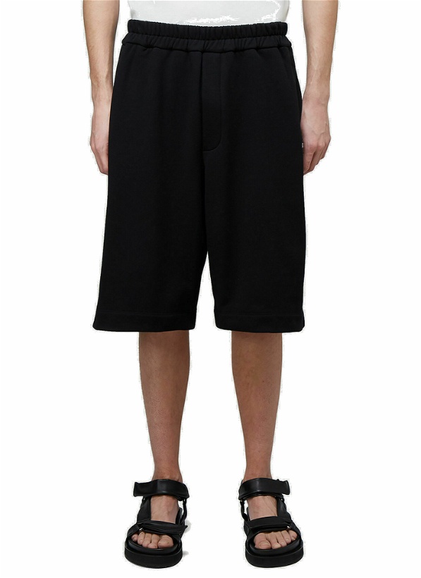 Photo: Elasticated-Waist Shorts in Black