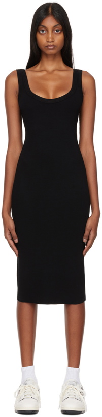 Photo: COTTON CITIZEN Black Verona Midi Dress