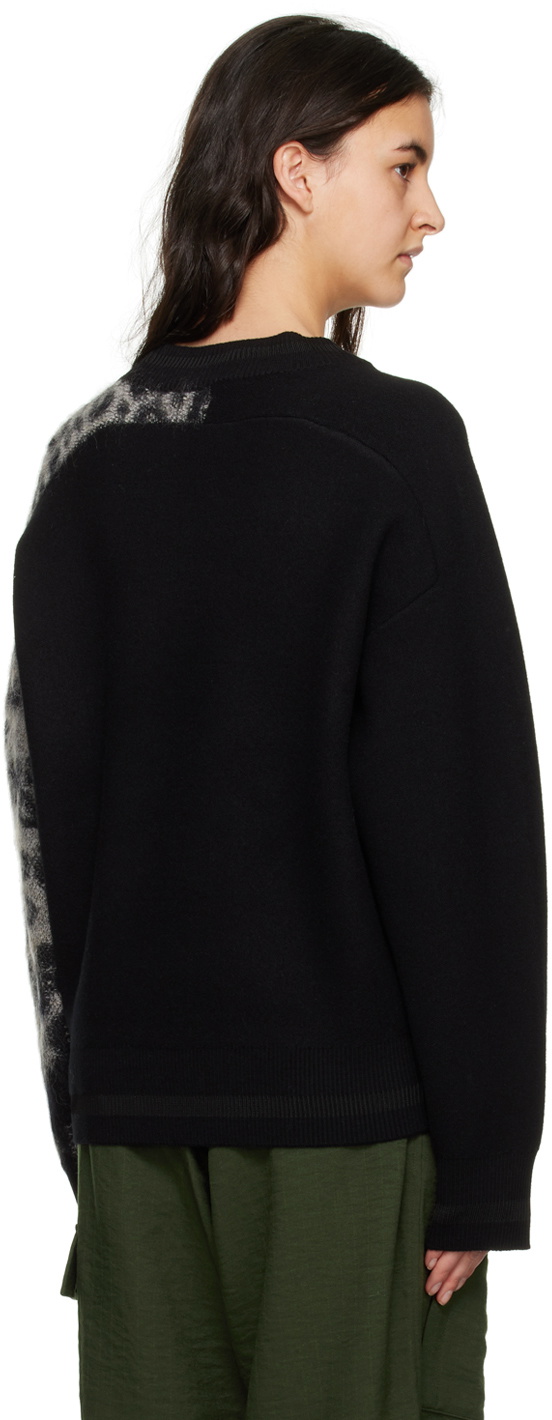 Y-3 Black Leopard Sweater