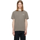 A.P.C. Gray 'A.P.C. Rue Madame' Logo T-shirt