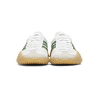 adidas Originals White and Green CountryxKamanda Sneakers