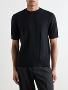 Altea - Wool T-Shirt - Black