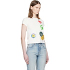 MM6 Maison Margiela White Sticker T-shirt