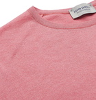 John Smedley - Belden Slim-Fit Merino Wool and Sea Island Cotton-Blend T-Shirt - Pink