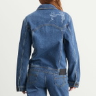 Ahluwalia Women's Laser Denim Jacket in Vintage Indigo Denim