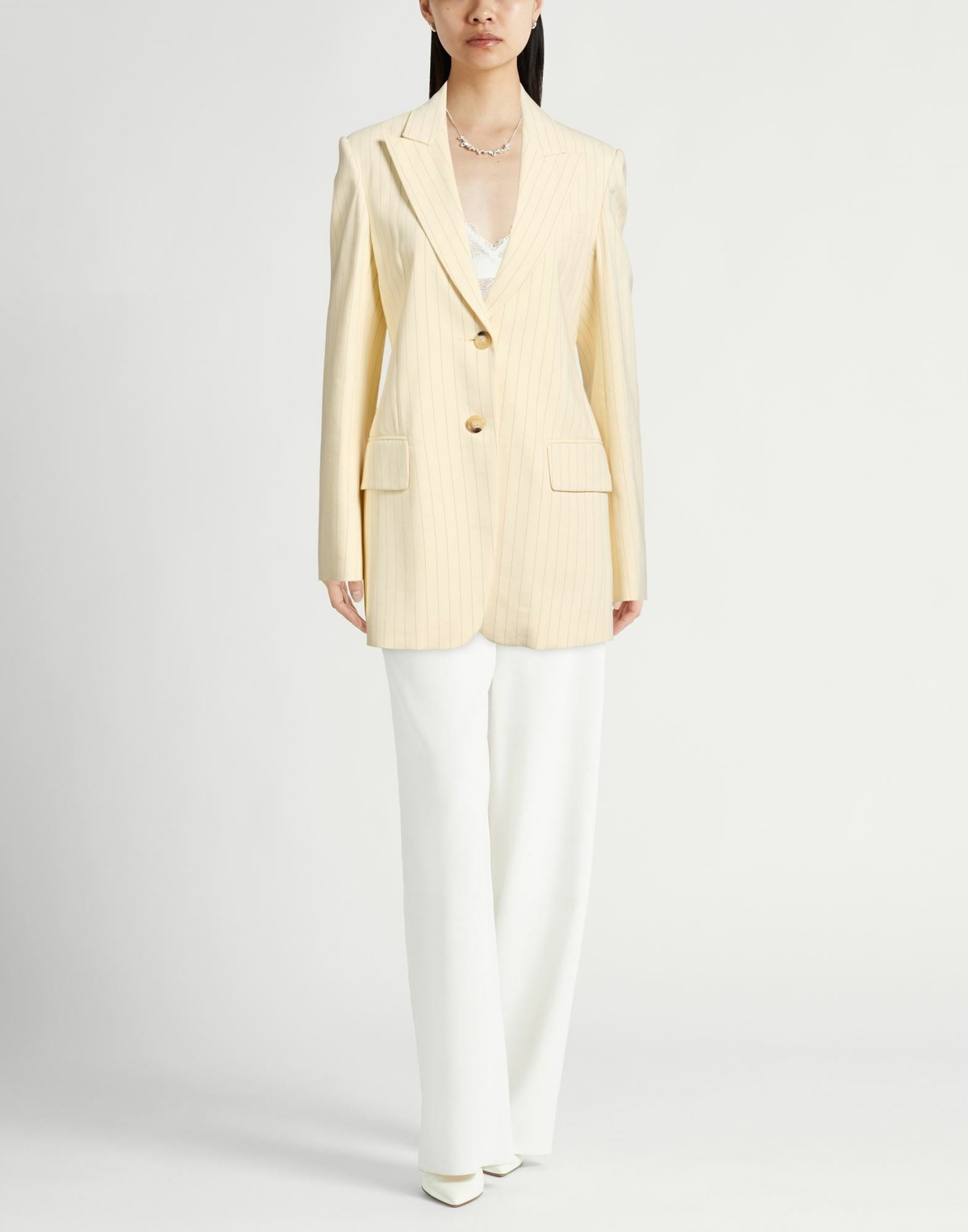 Sportmax Womens Blazer Cream