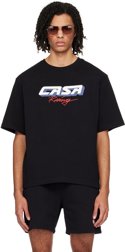Photo: Casablanca SSENSE Exclusive Black T-Shirt