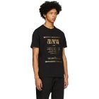 Versace Jeans Couture Black Warranty Label T-Shirt