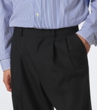 Junya Watanabe Pleated wool twill wide-leg pants