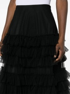 Molly Goddard Black Iris Tiered Tulle Skirt