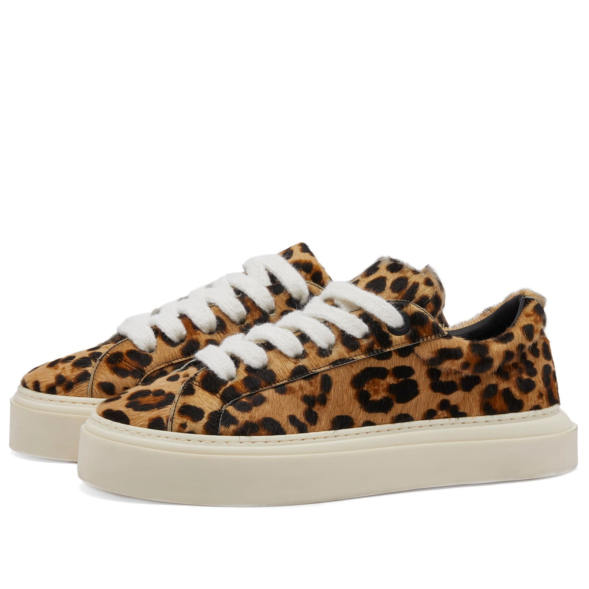 Cole Buxton Men's Wilson Sneakers in Leopard Print