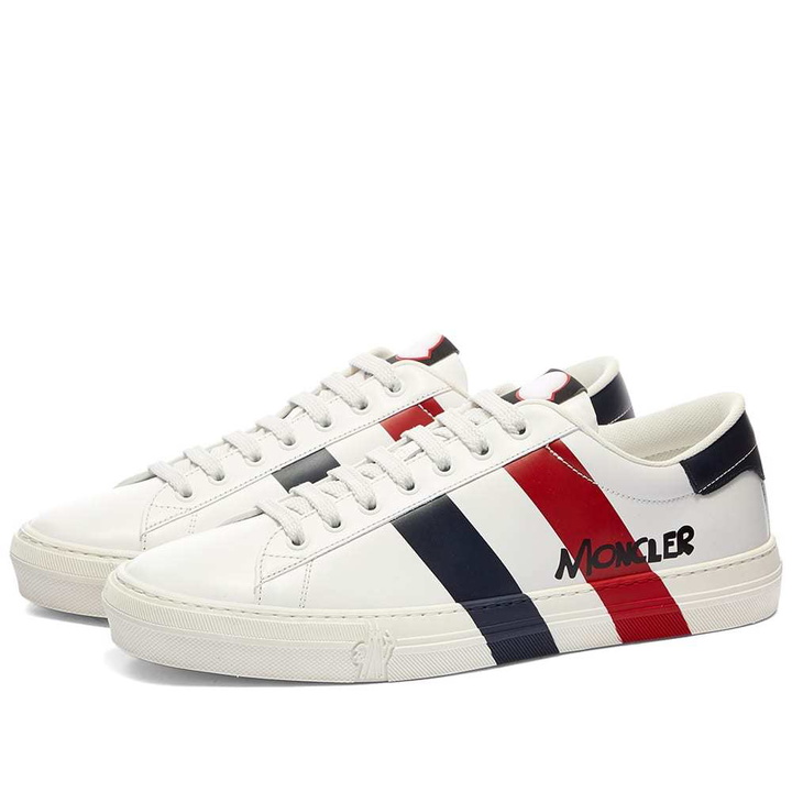 Photo: Moncler Montpellier Tricolour Stripe Sneaker