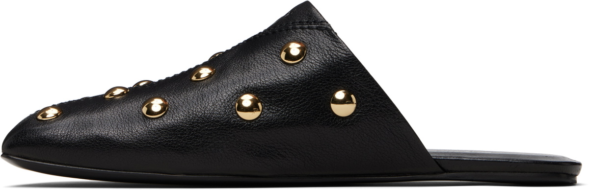 Chloé Black Rita Mule Loafers