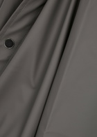 Rains Short Matte Rubberised Raincoat Grey