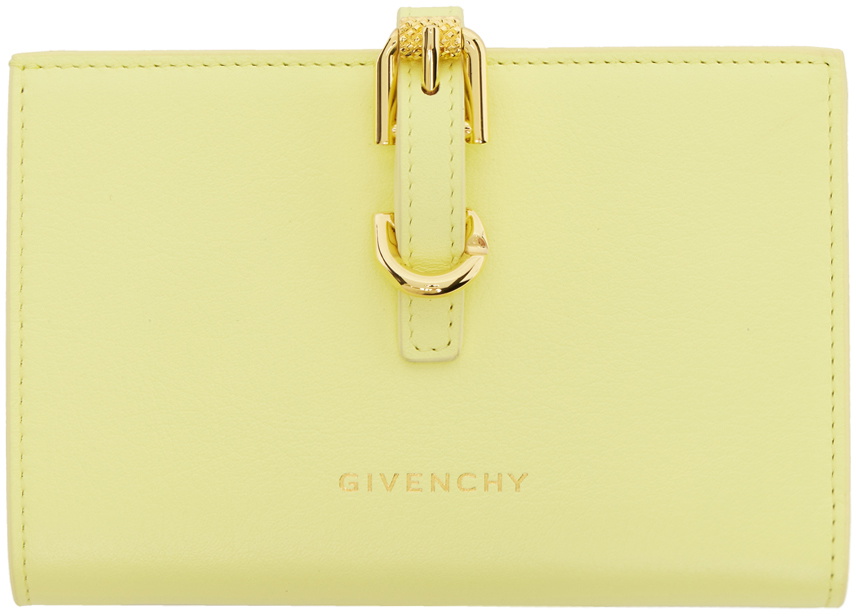 Givenchy Yellow Voyou Bifold Wallet Givenchy