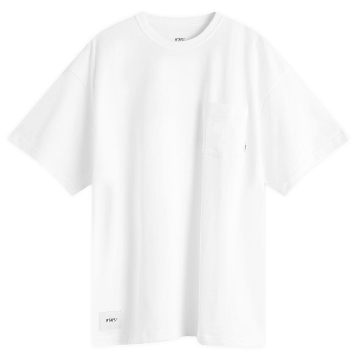 Photo: WTAPS Men's 24 Back Print Pocket T-Shirt in White
