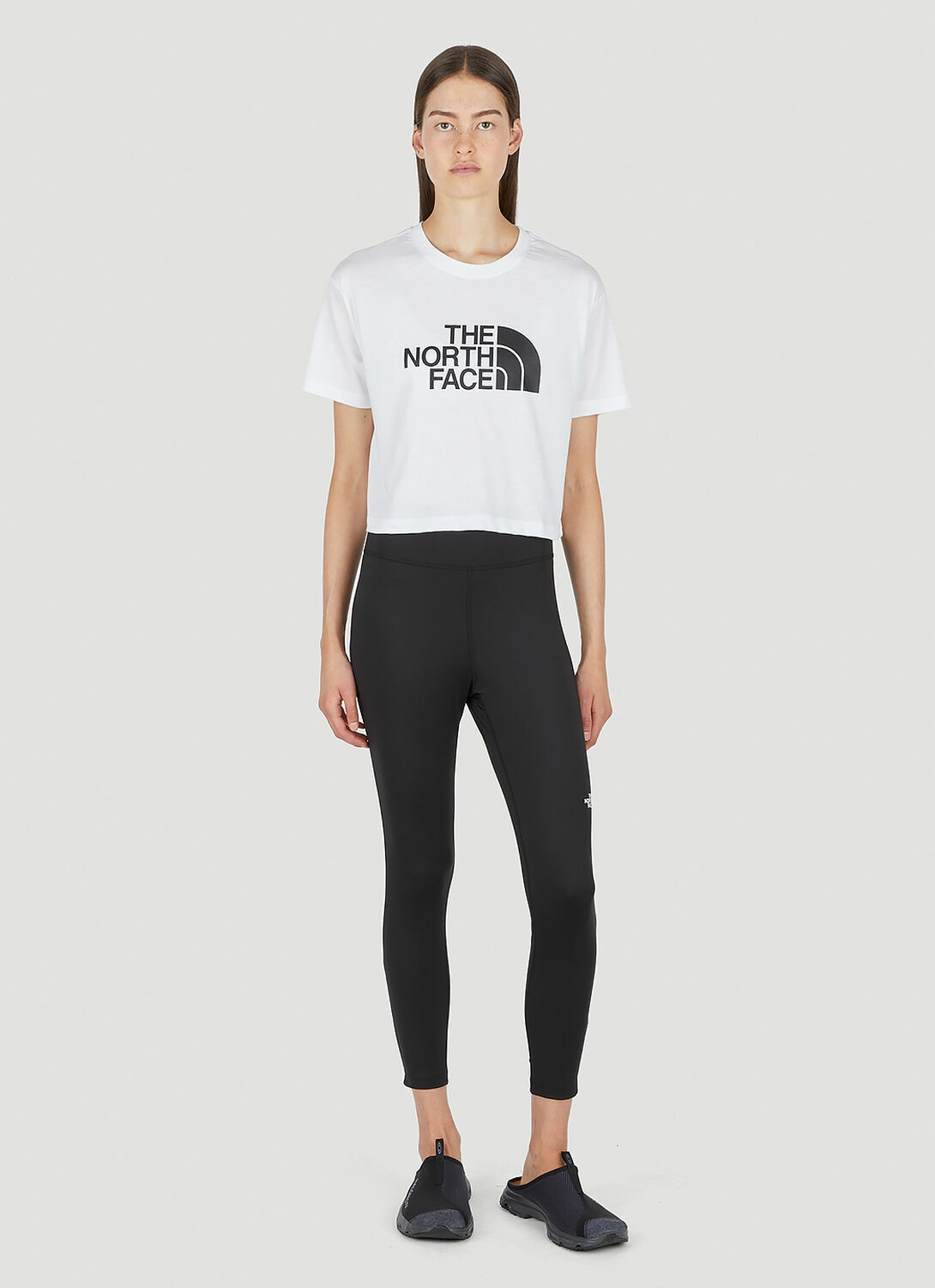 The North Face Logo Print Cropped T-Shirt