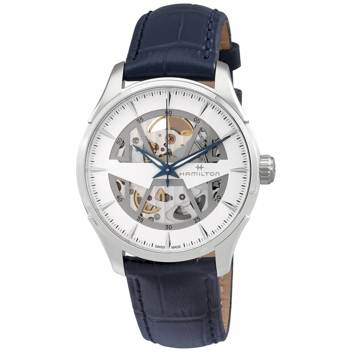 Hamilton Jazzmaster Skeleton Auto Automatic White Dial Mens Watch H42535610