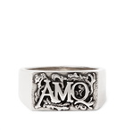 Alexander McQueen - Logo-Detailed Silver-Tone Ring - Silver