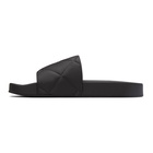 Bottega Veneta Black Flat Pool Sandals