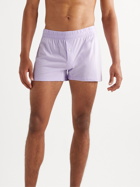 Entireworld - Type B Version 2 Slim-Fit Organic Cotton-Jersey Boxer Shorts - Purple