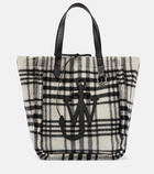 JW Anderson Belt checked tote bag