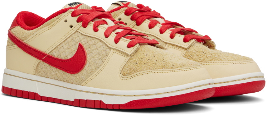 Nike Athletic Shoes in Beige and Red New Nike Air Max 1 Shoes - Cream II/ University Red (HF4312  main image 3
