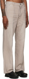 ALEXANDER DIGENOVA Taupe Underground Cargo Pants
