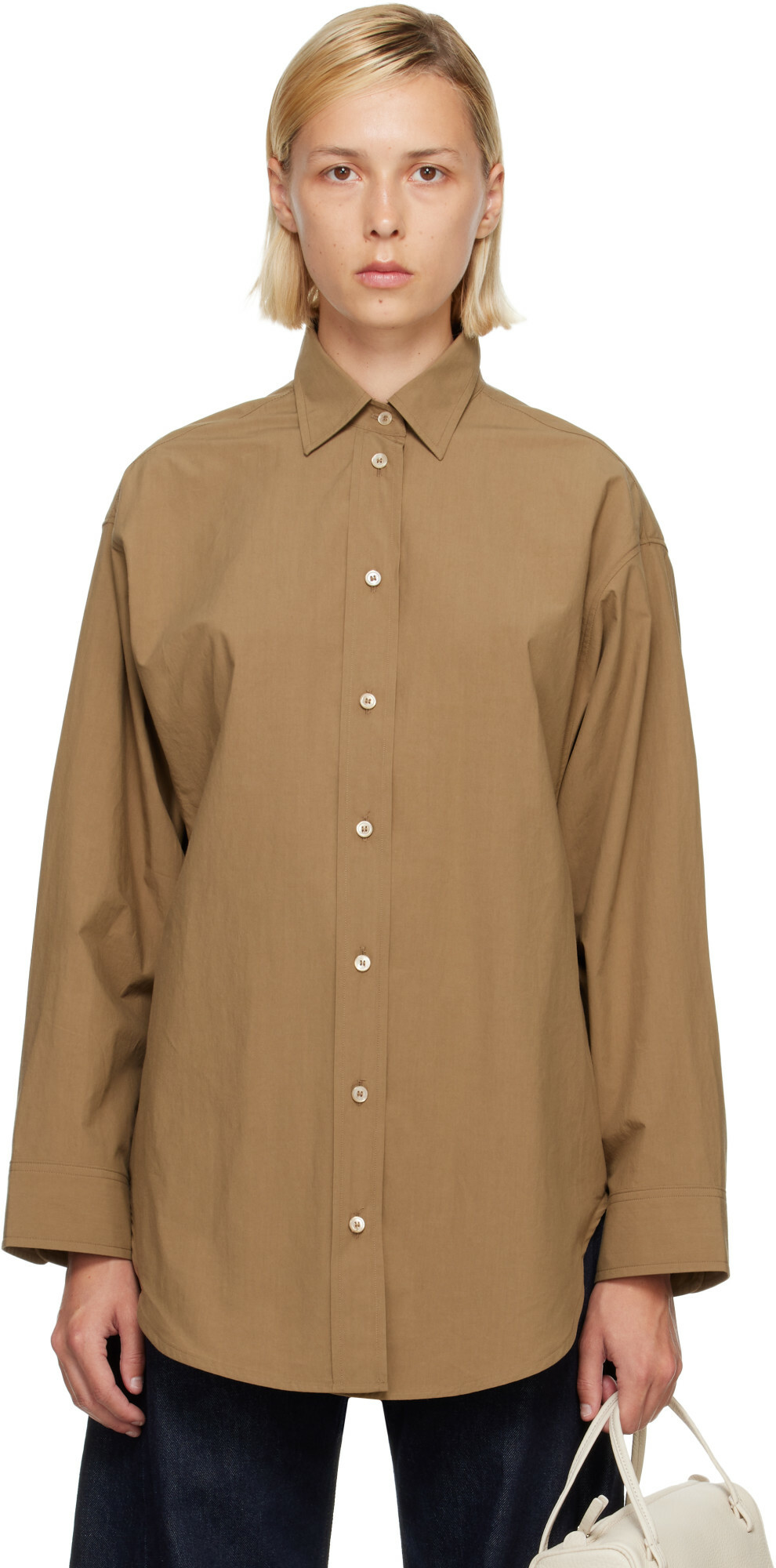 AGOLDE Khaki Sona Shirt