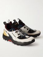 Salomon - Raid Wind Advanced Leather-Trimmed Mesh and Suede Running Sneakers - Multi